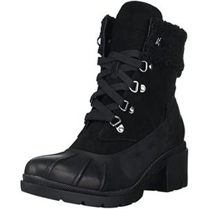 BLONDO Womens Nevin Leather Boots Size 6.5 Block Heel Waterproof B7123-014 NEW